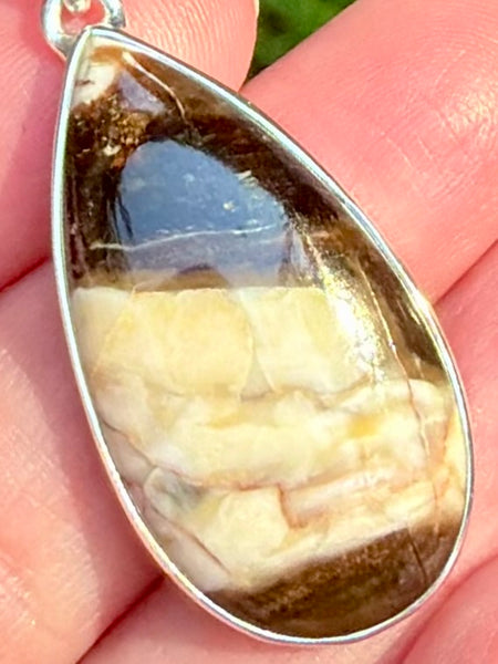 Peanut Wood Jasper Pendant - Morganna’s Treasures