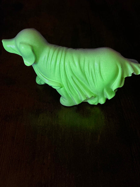 Glow in the Dark Resin Ghost Dog - Morganna’s Treasures