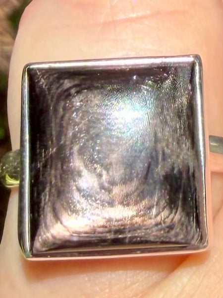 Beautiful Hypersthene Ring Size 7.5