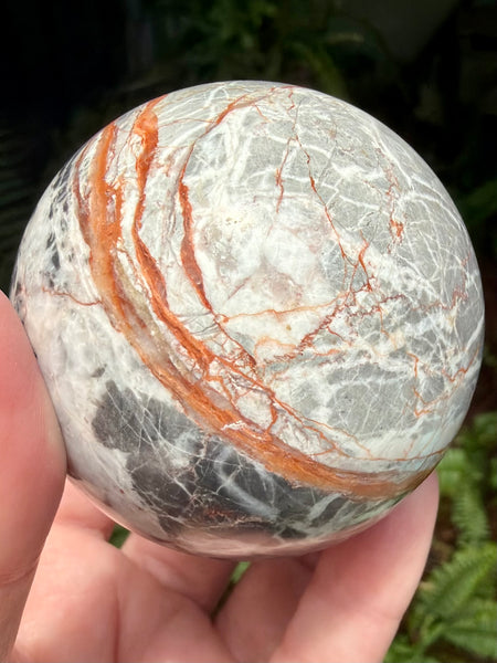 Spider Web Jasper Sphere