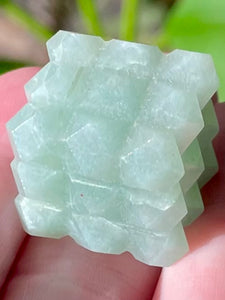 Green Aventurine Lemurian Power Cube - Morganna’s Treasures 