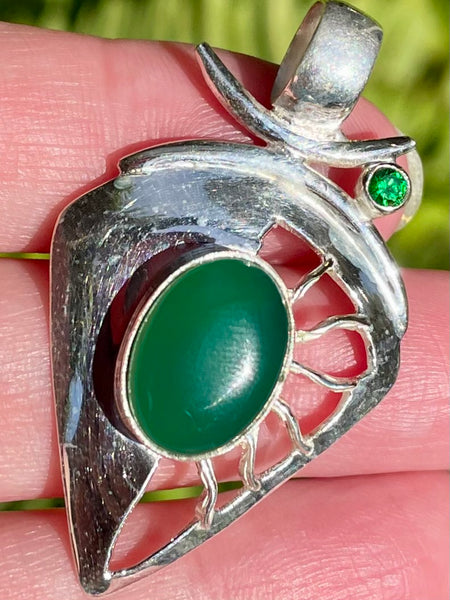 Green Onyx Pendant - Morganna’s Treasures 