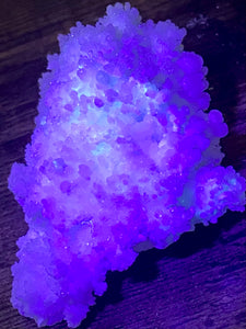 Fluorescent White Aragonite - Morganna’s Treasures 