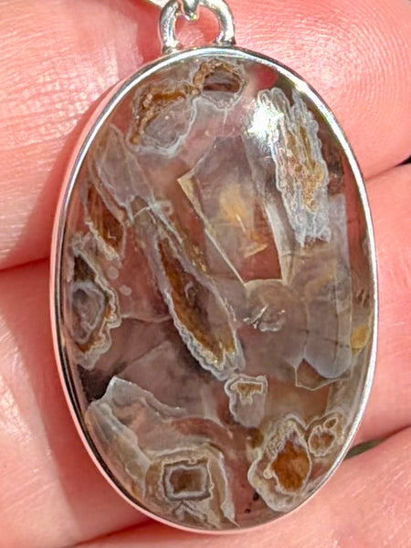 Turkish Tube Agate Pendant - Morganna’s Treasures