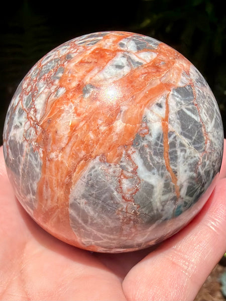 Spider Web Jasper Sphere