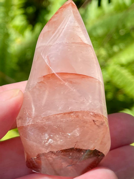 Small Hematoid Quartz Flame