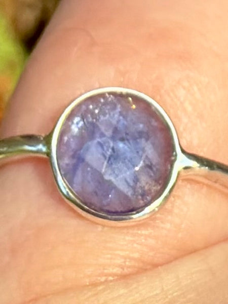 Faceted Iolite Ring Size 5.5 - Morganna’s Treasures