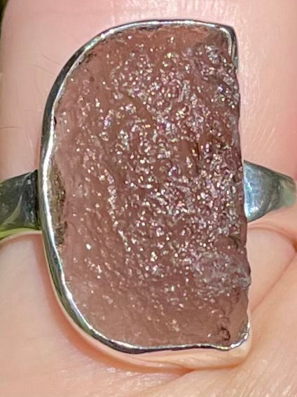 Saffordite Tektite Ring Size 5.5 - Morganna’s Treasures 