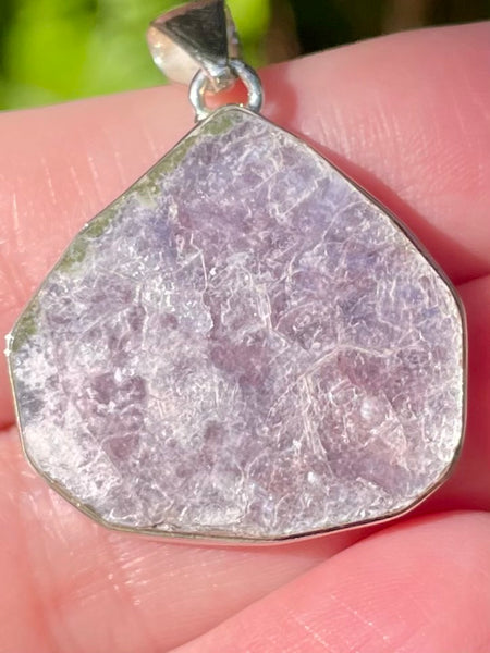 Flashy Lepidolite Pendant - Morganna’s Treasures