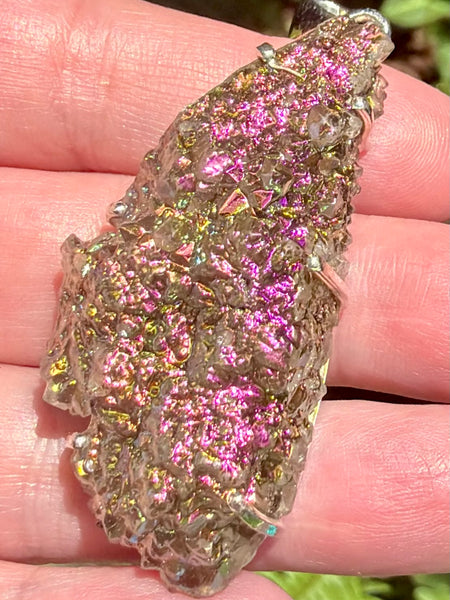 Titanium Aura Spirit Quartz Pendant
