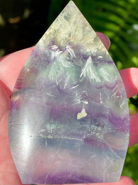 Beautiful Fluorite Flame