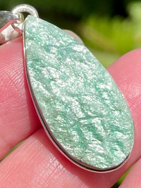 Rough Fuchsite Pendant - Morganna’s Treasures 