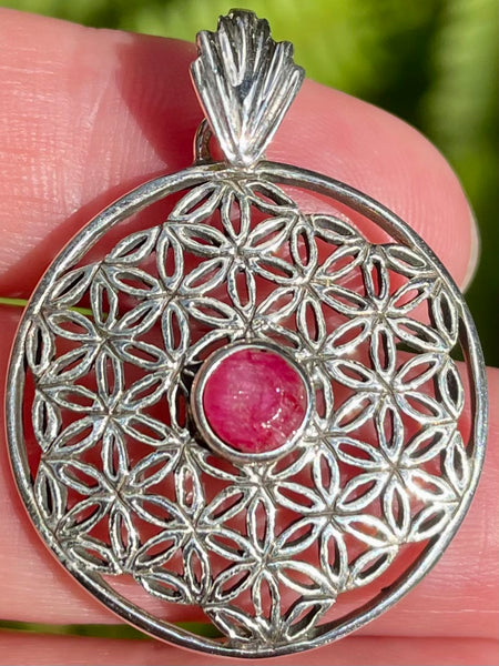 Ruby Flower of Life Pendant - Morganna’s Treasures 