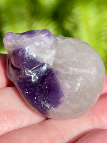 Amethyst Carved Sleeping Cat