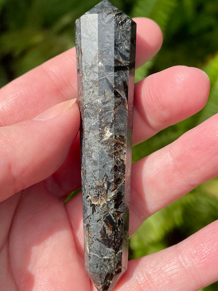 Quartz, Actinolite & Phlogopite Vogel - Morganna’s Treasures