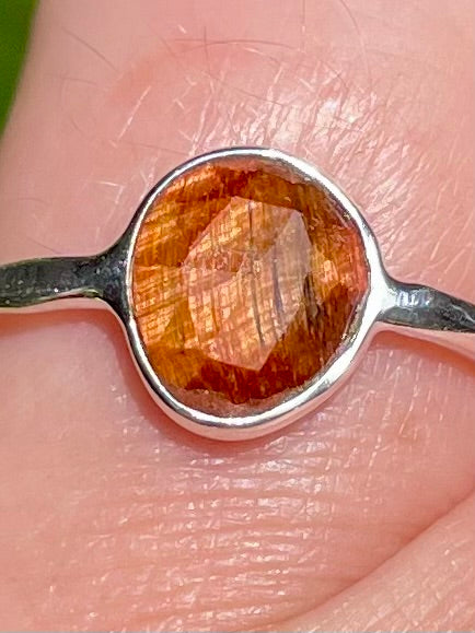 Faceted Red Tigers Eye Ring Size 6 - Morganna’s Treasures