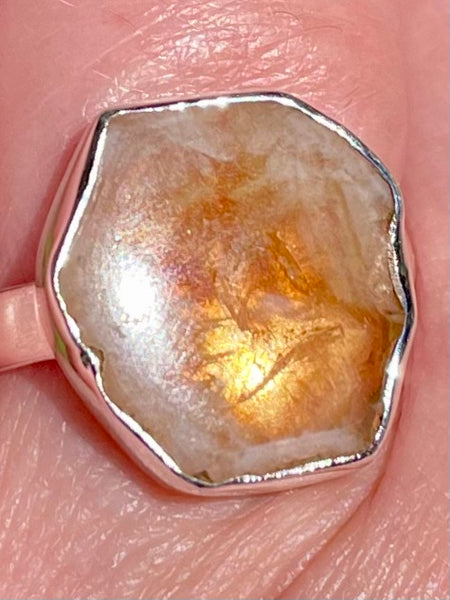 Citrine Stalactite Ring Size 7.5 - Morganna’s Treasures 