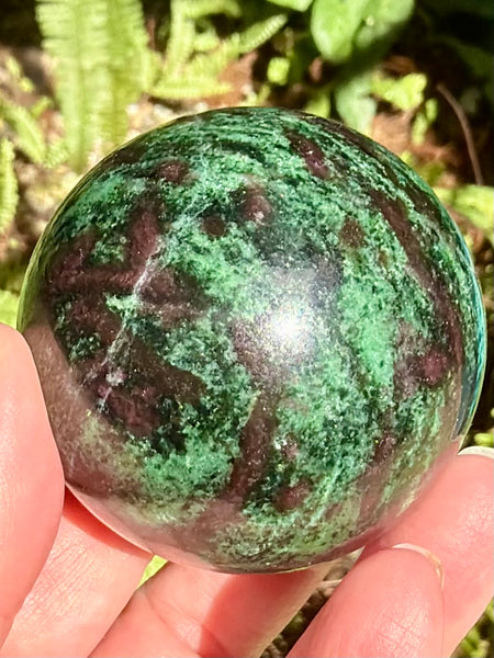 Ruby in Zoisite Sphere - Morganna’s Treasures