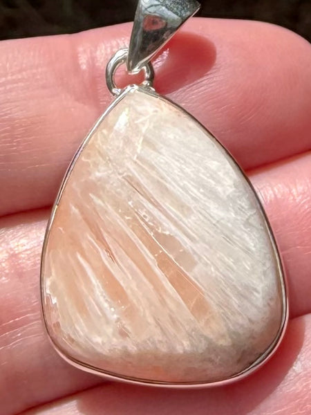 Orange Scolecite Pendant - Morganna’s Treasures