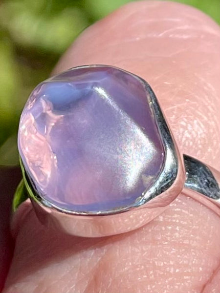 Rough Lavender Quartz Ring Size 8 - Morganna’s Treasures 