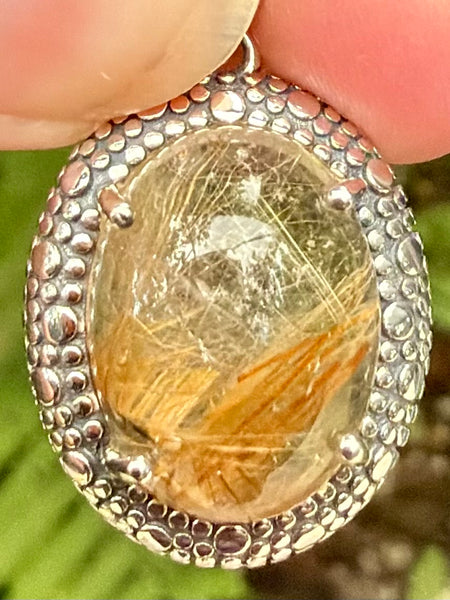 Rutilated Quartz Pendant