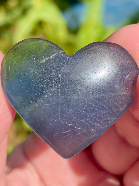 Teal Fluorite Heart - Morganna’s Treasures 