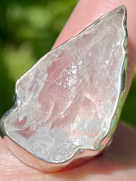 Large Clear Quartz Arrowhead Ring Size 7 - Morganna’s Treasures 