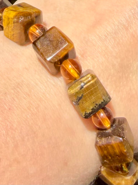 Faceted Tigers Eye Bracelet - Morganna’s Treasures