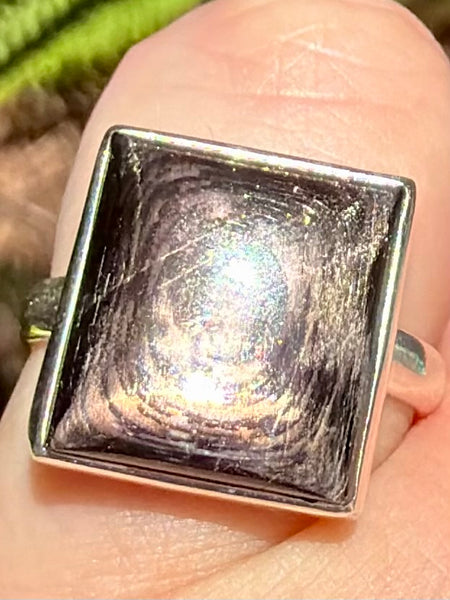 Beautiful Hypersthene Ring Size 7.5