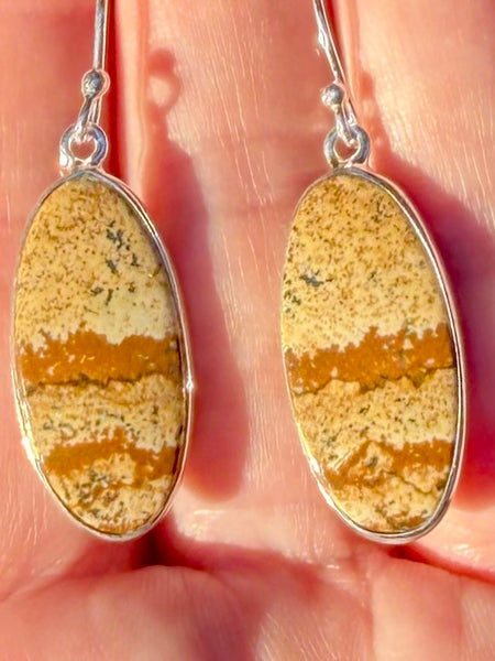 Picture Jasper Earrings - Morganna’s Treasures