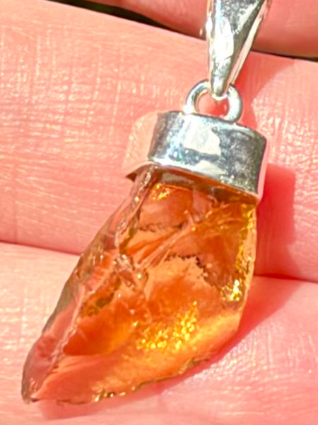 Rough Citrine Pendant