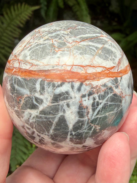 Spider Web Jasper Sphere