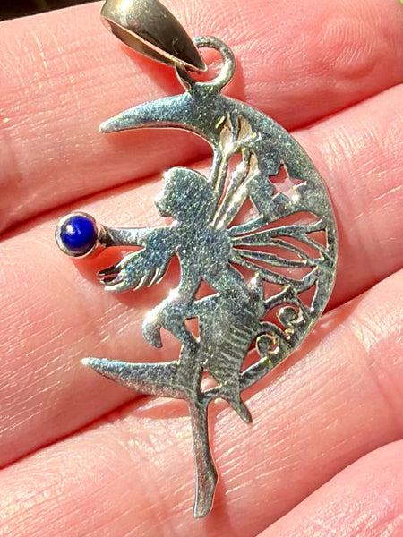 Lapis Lazuli Fairy Pendant - Morganna’s Treasures