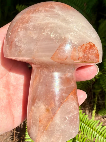 Beautiful Hematoid Quartz Mushroom - Morganna’s Treasures