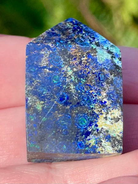 Small Azurite in Malachite Obelisk