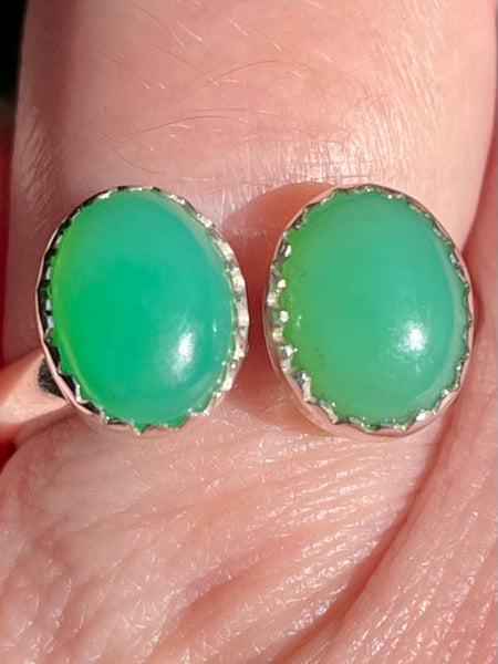 Chrysoprase Ring Size 8.5 - Morganna’s Treasures 