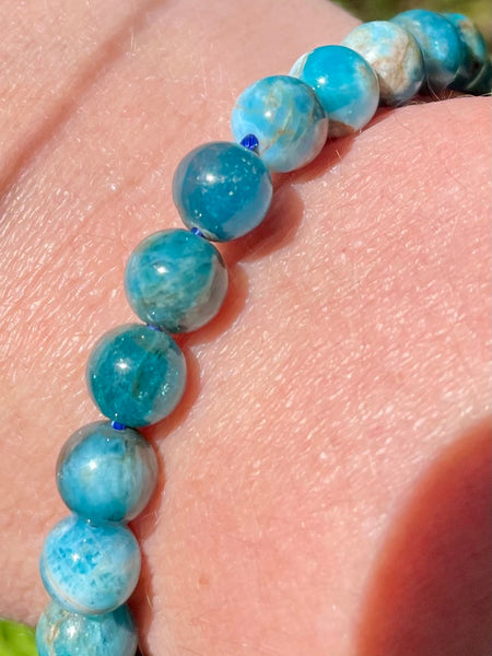 Blue Apatite Bracelet - Morganna’s Treasures