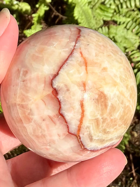 Beautiful Red Calcite Sphere