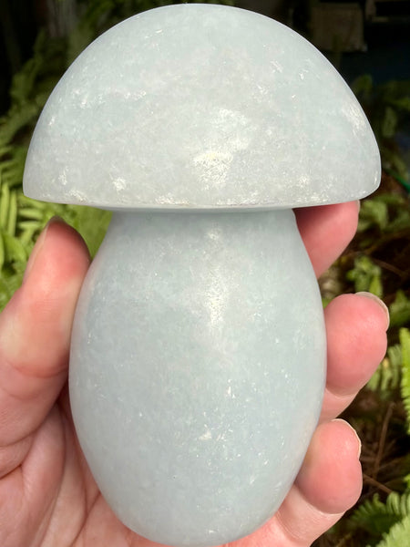Blue Calcite Mushroom