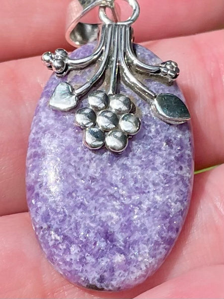 Lepidolite Pendant - Morganna’s Treasures 