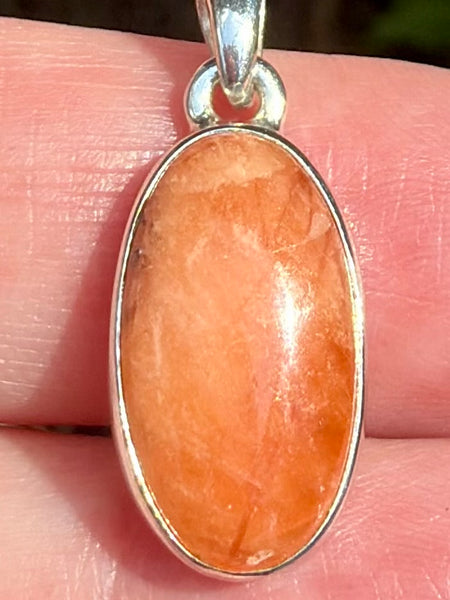Orange Calcite Pendant - Morganna’s Treasures