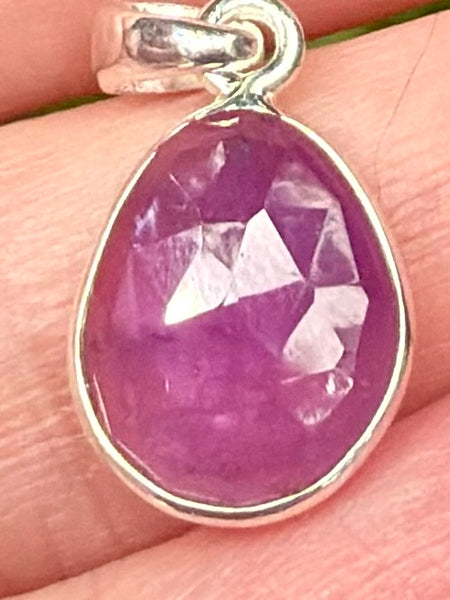 Faceted Purple Amethyst Pendant