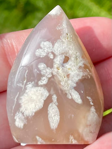 Small Flower Agate Flame - Morganna’s Treasures 