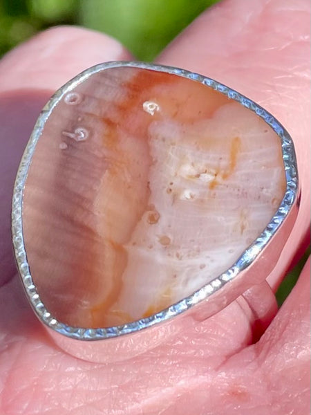 Large Biggs Jasper Ring Size 9 - Morganna’s Treasures