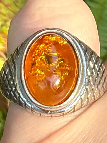 Baltic Amber Ring Size 6.5 - Morganna’s Treasures