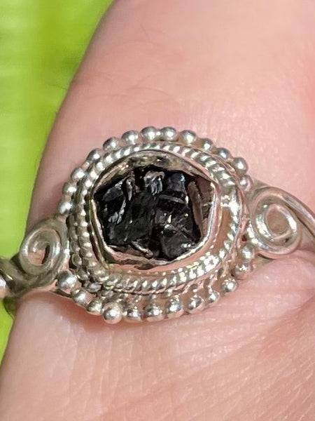 Rough Russian Shungite Ring Size 7 - Morganna’s Treasures 