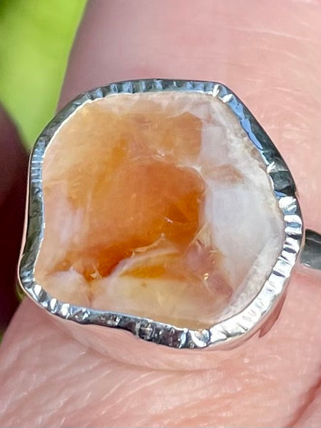 Citrine Stalactite Ring Size 7 - Morganna’s Treasures