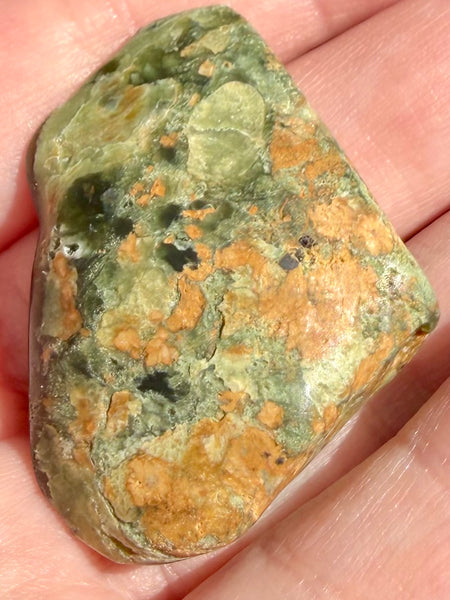Rainforest Jasper Palm Stone