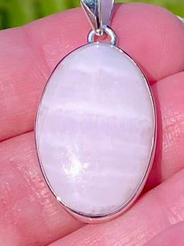 Pink Aragonite Pendant - Morganna’s Treasures