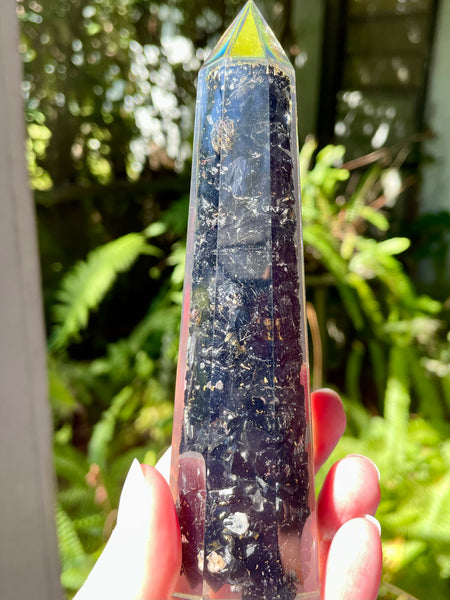 Black Tourmaline Orgonite Tower - Morganna’s Treasures
